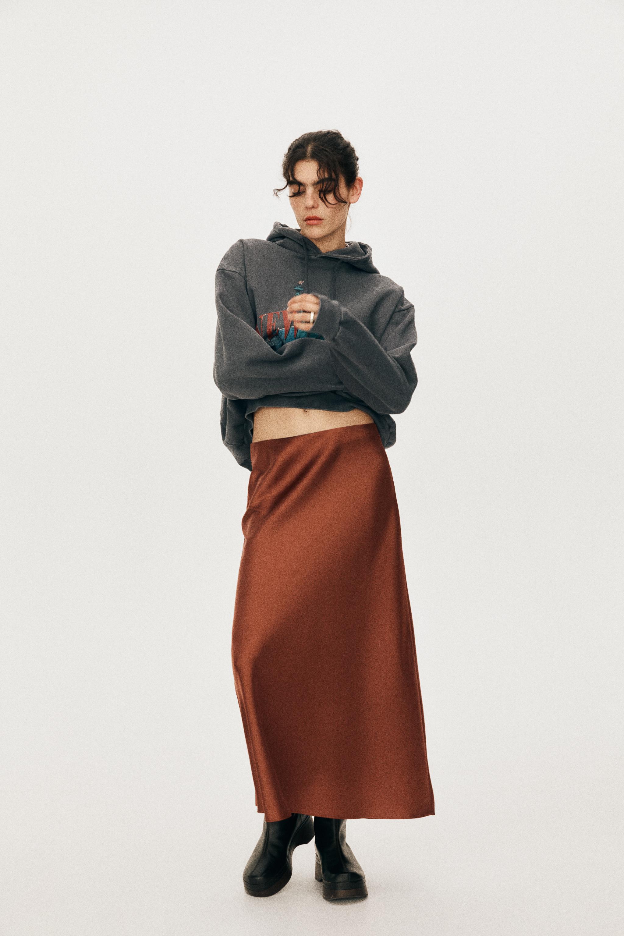 レディースオレンジスカート | ZARA 日本 レディースオレンジスカート | ZARA 日本