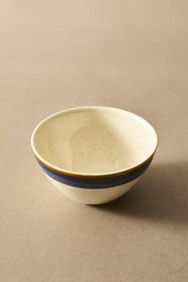 BOWL WITH CONTRAST RIM - Blue by Zara - Image 5