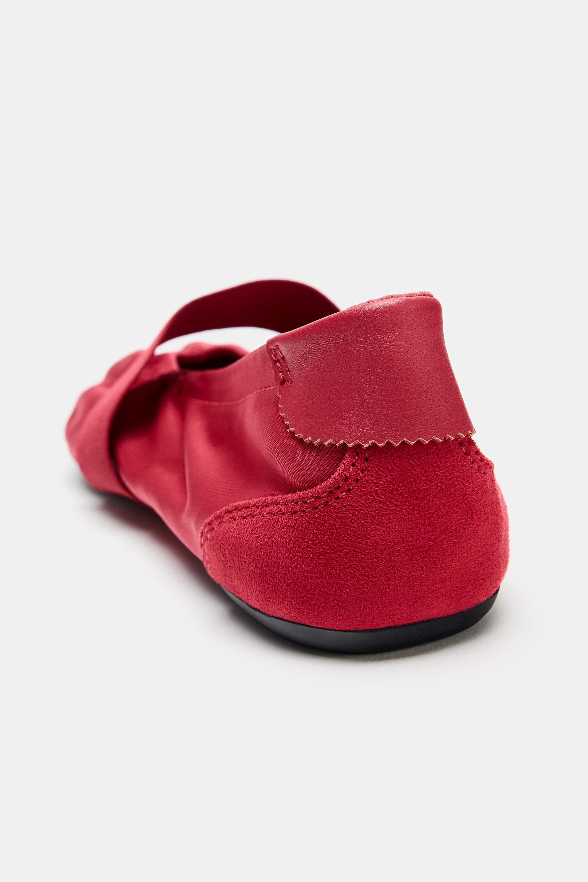 ELASTIC SPORTY BALLET FLATS