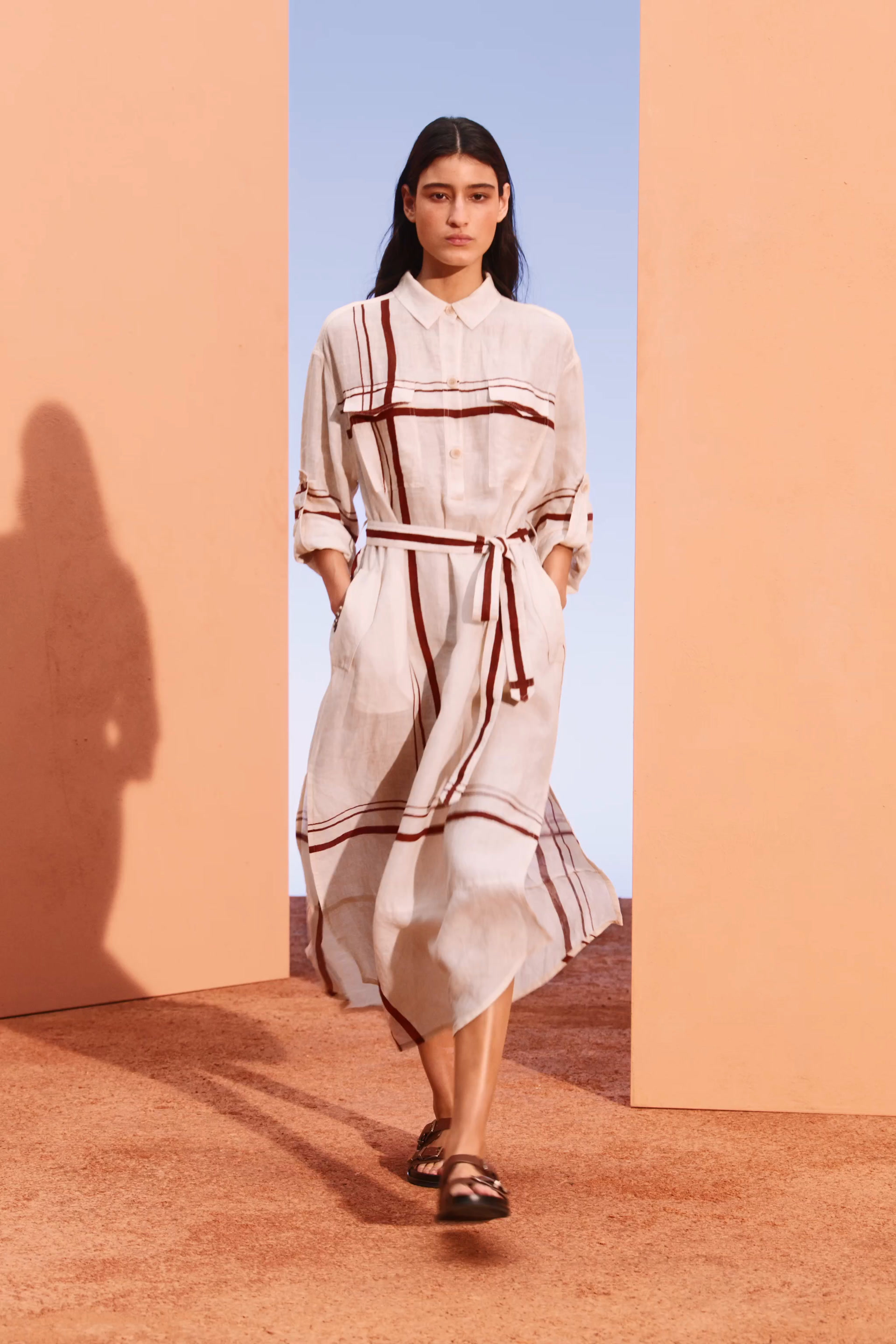 ZARA(ザラ) srpls DRP SHLDR CT 05 ドロップショルダー コート L