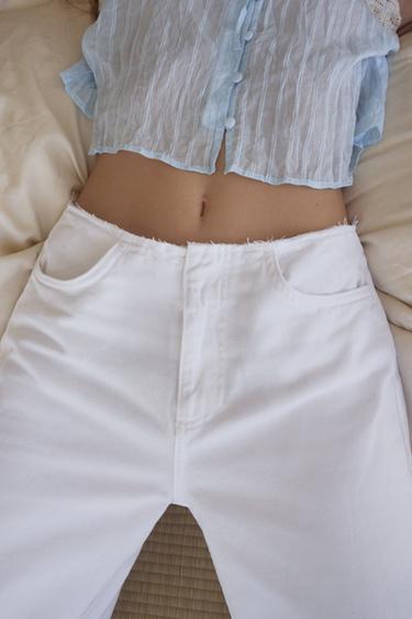 JEAN Z1975 WIDE LEG TAILLE NORMALE - Blanc de Zara - Image 2