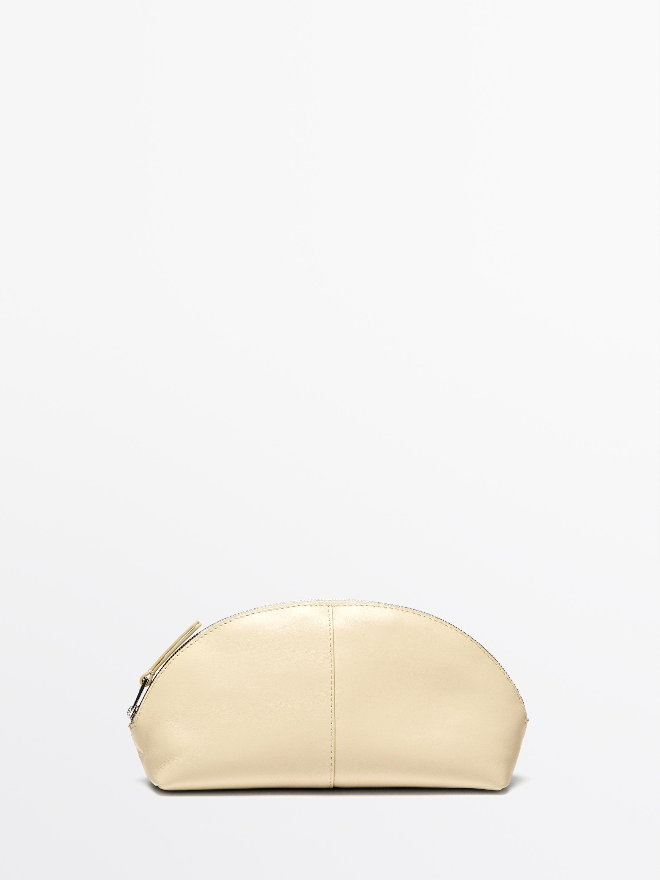 Nappa leather toiletry bag