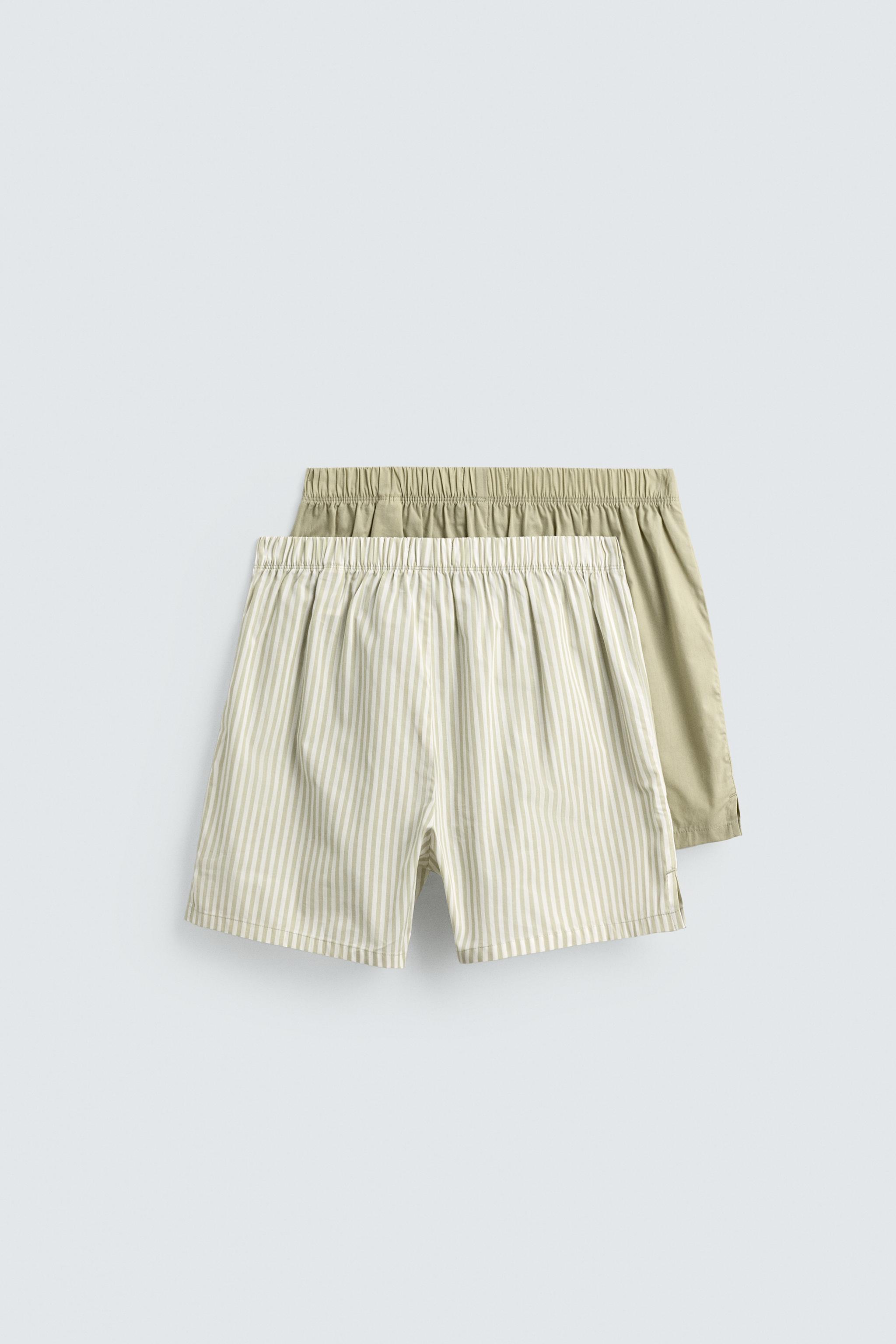 2-PACK ASSORTED POPLIN BOXERS