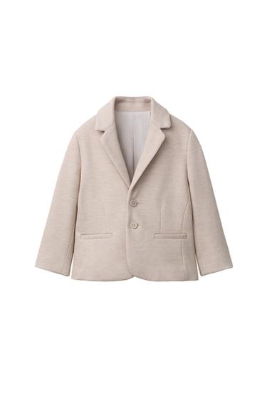 Zara COMFORT SUIT BLAZER - Light beige