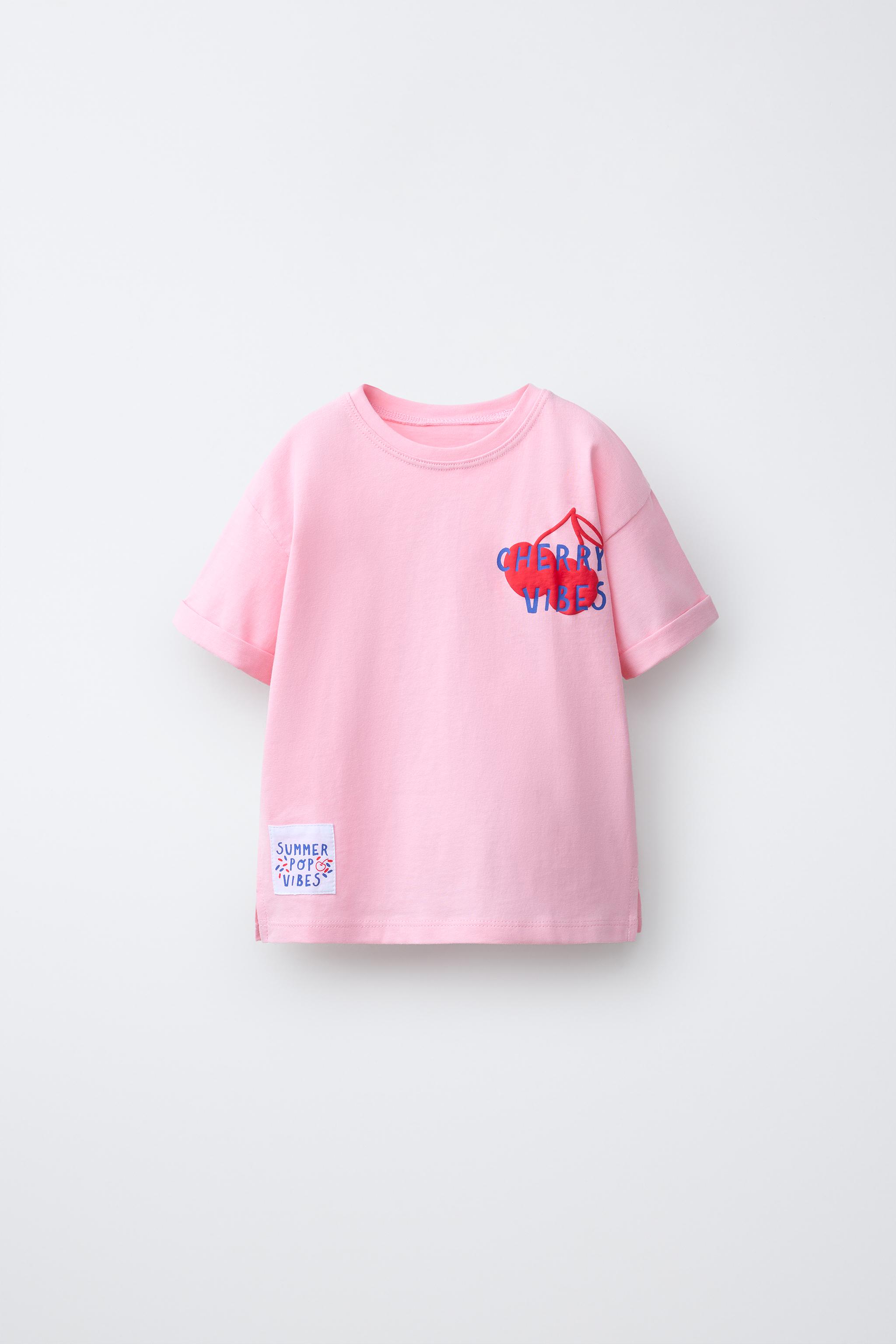 EMBOSSED FLORAL PRINT T-SHIRT