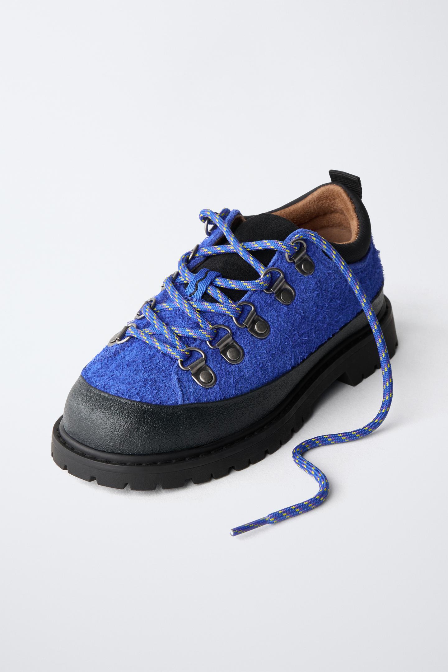 Детские кроссовки Zara Technical Athletic, цвет: Голубоватый — фото 3