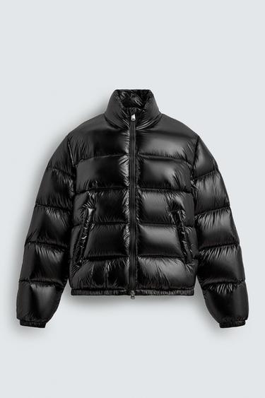 VESTE DOUDOUNE 100% PLUMES - Noir de Zara - Image 7