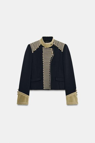 ZW COLLECTION LIMITED EDITION FIREMAN CLASP JACKET - Dark navy by Zara - Image 7