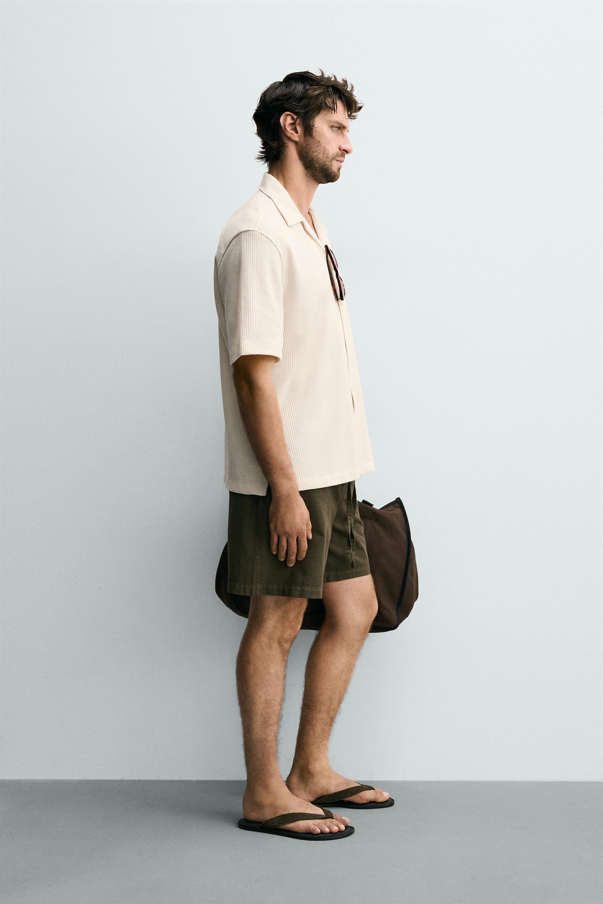 TEXTURED REGULAR FIT SHIRT