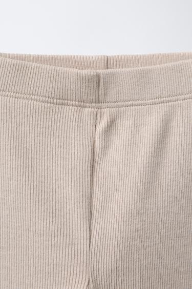 TWO-PACK OF PLAIN LEGGINGS - Brown by Zara - Image 3