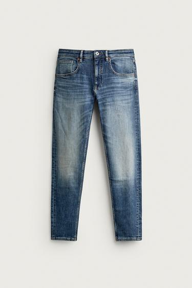 SKINNY FIT JEANS - Mid-blue by Zara