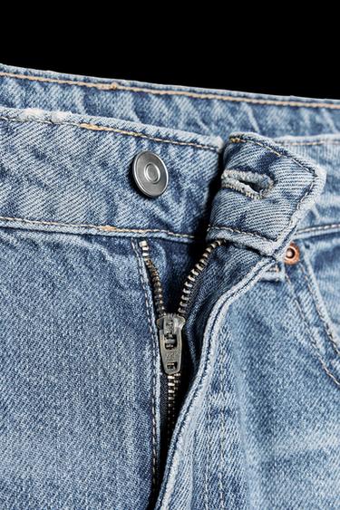 TRF MID-WAIST WIDE-LEG JEANS - Blue by Zara