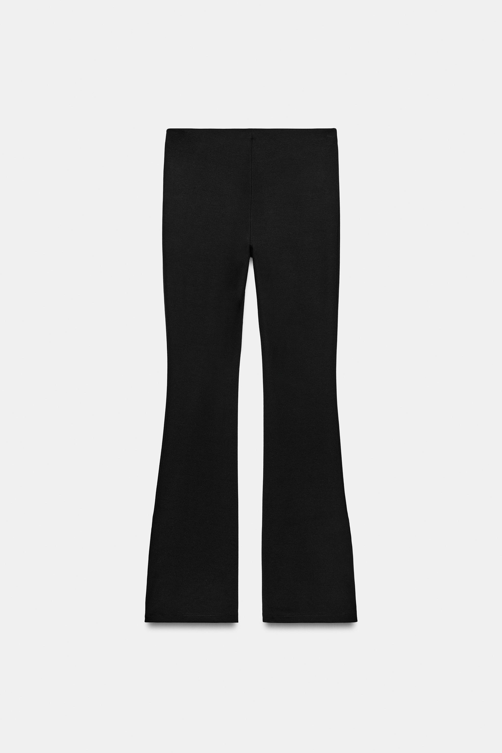 Женские брюки Zara INTERLOCK BUTTON TROUSERS — фото 6