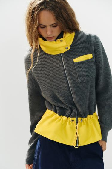 COMBINED KNIT JACKET — only one 1