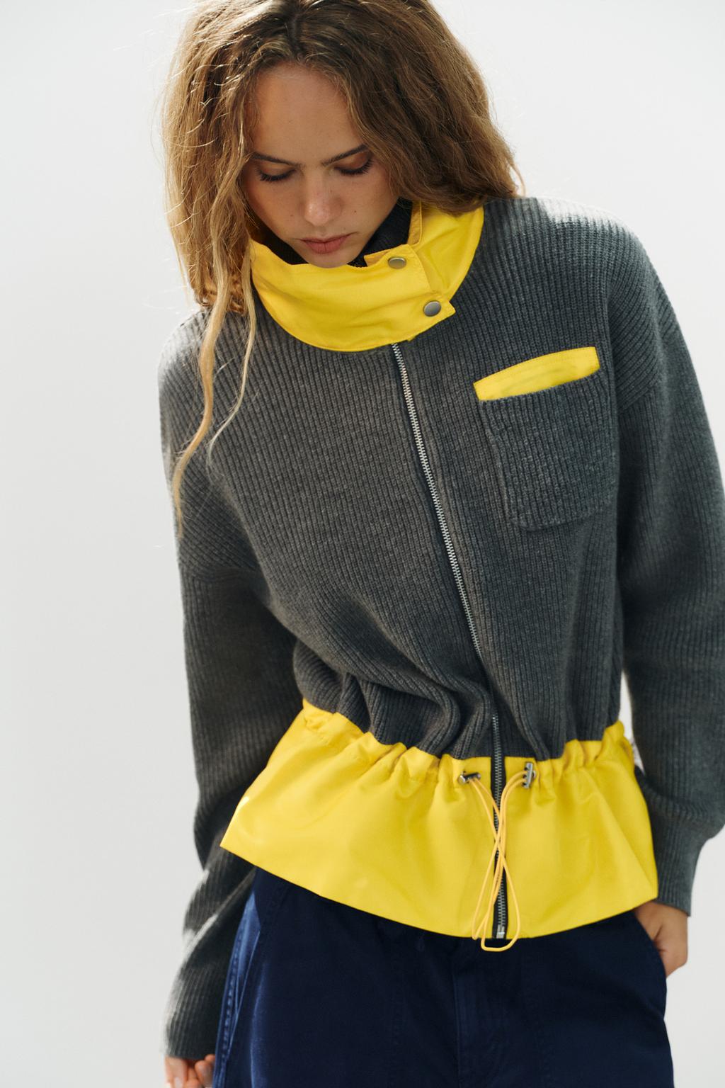 COMBINED KNIT JACKET