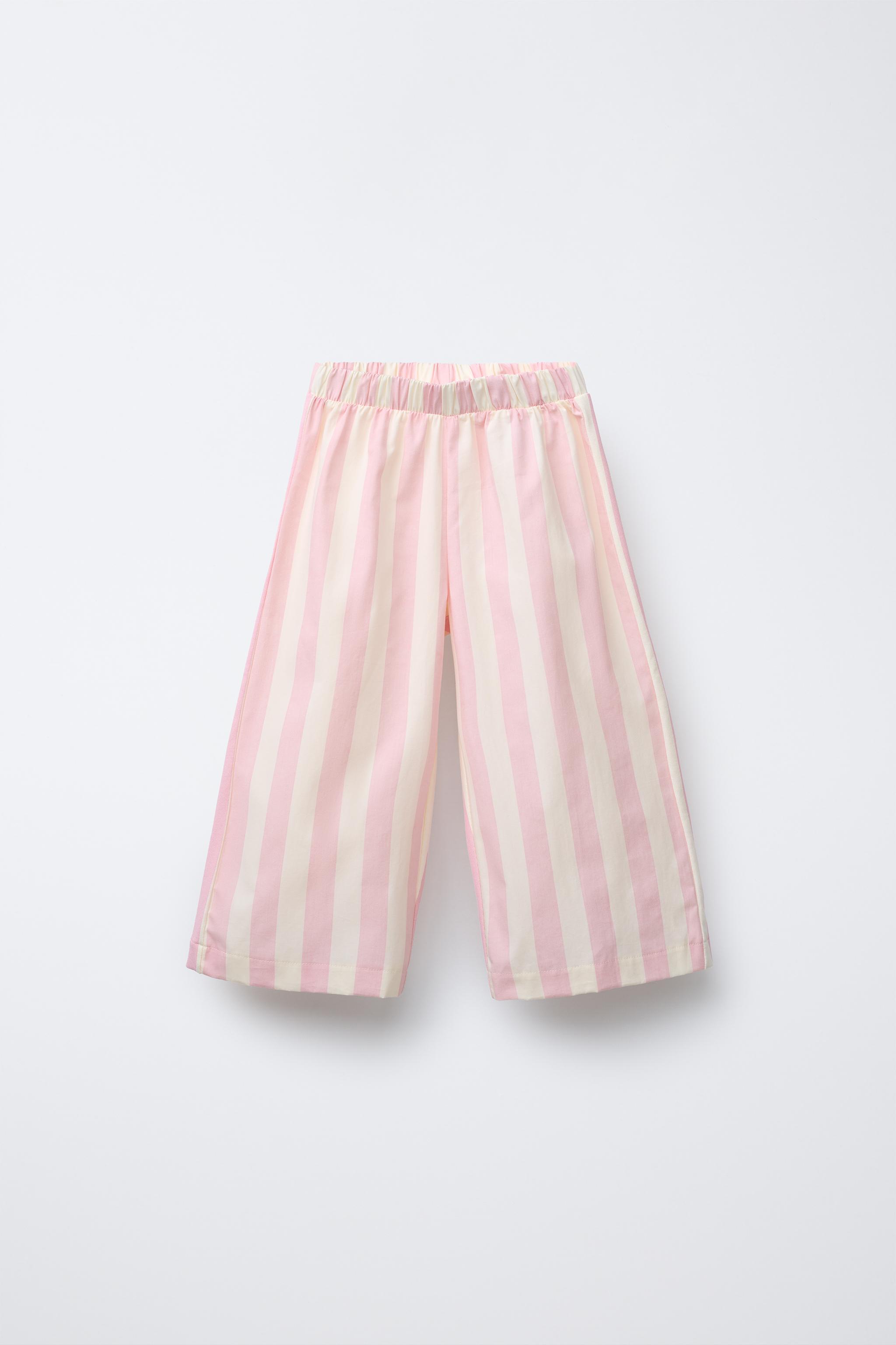 CASA LAWA © X ZARA KIDS STRIPED COMBINATION PANTS