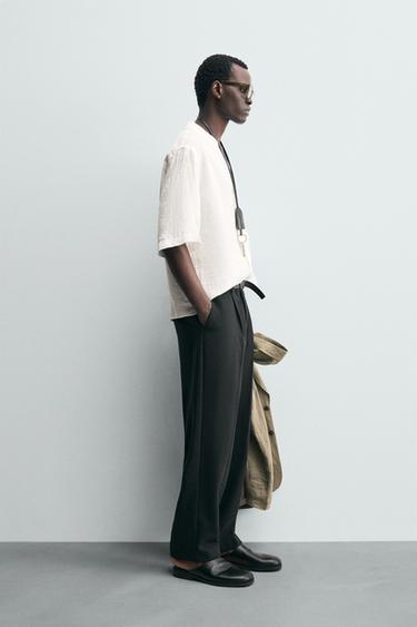 CHEMISE 100 % LIN - Blanc de Zara - Image 3