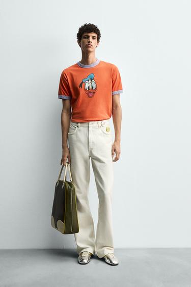 ÁO PHÔNG VỊT DONALD HARRY LAMBERT FOR ZARA X DISNEY - Màu đỏ từ Zara - Hình ảnh 0