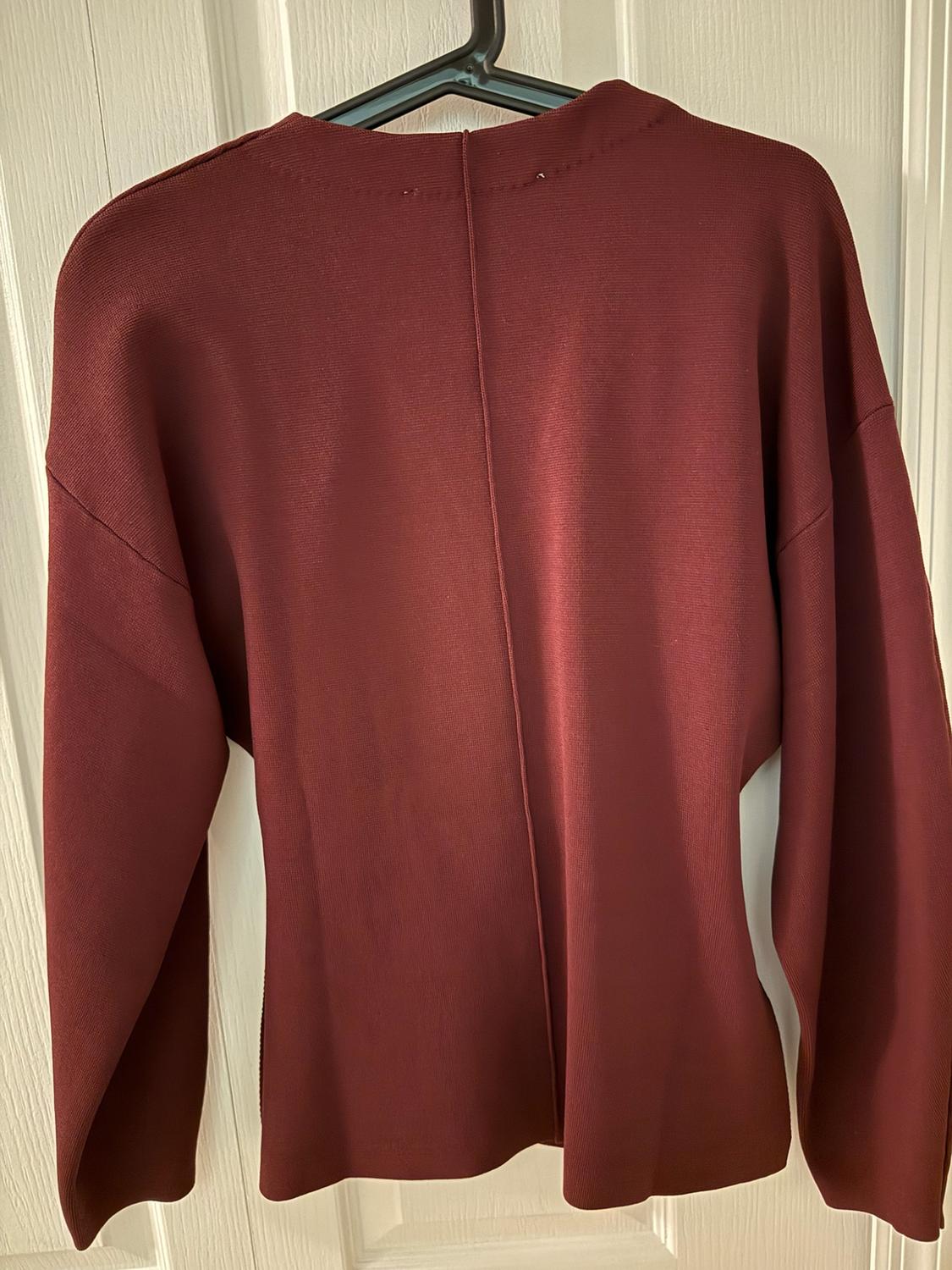 FITTED WAIST PLAIN KNIT CARDIGAN - Image 3
