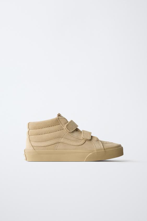 ZARA VANS® LEATHER HIGH-TOP SNEAKERS - Sand Brown by Zara - Image 0
