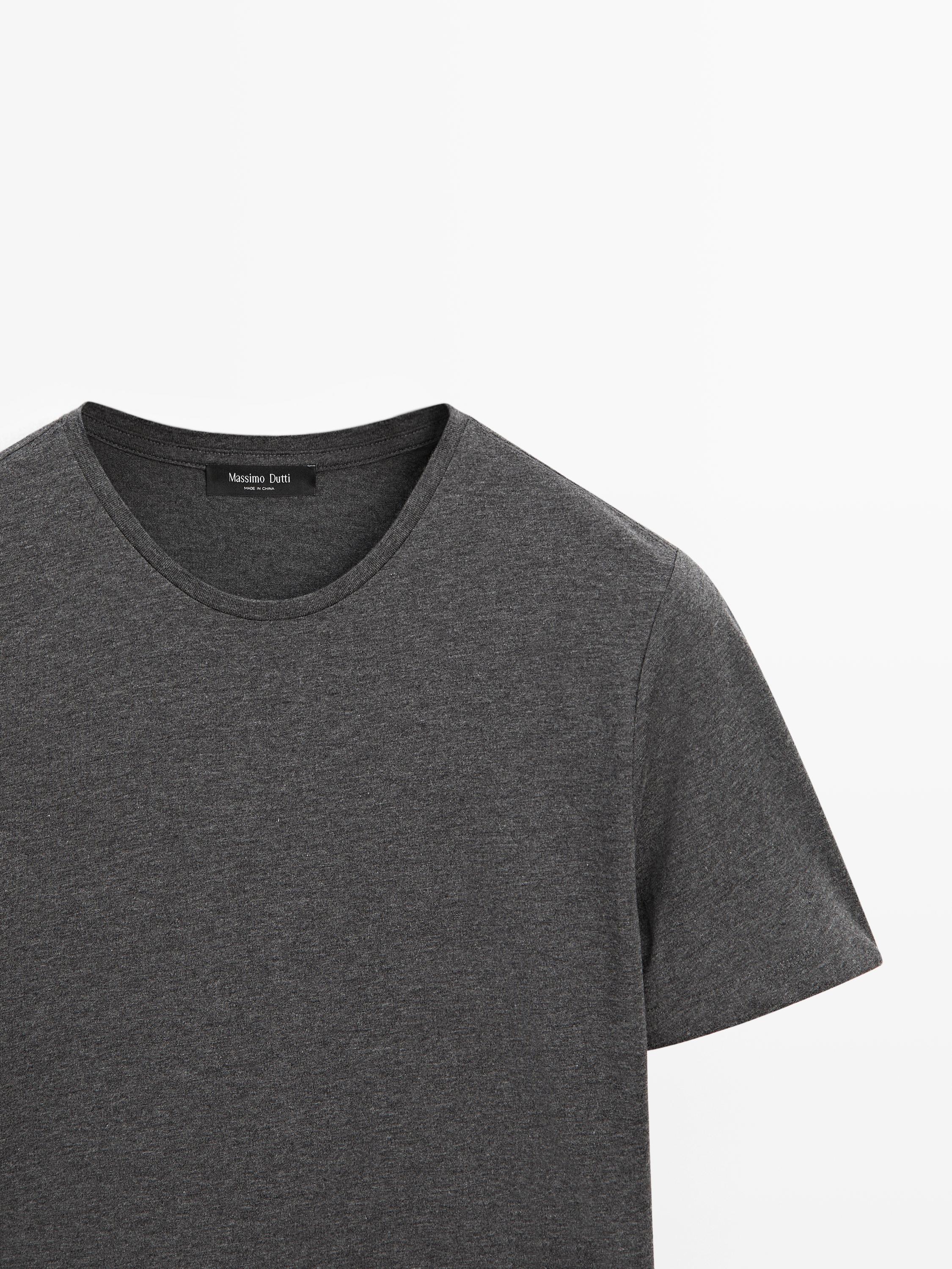 Short sleeve melange T-shirt