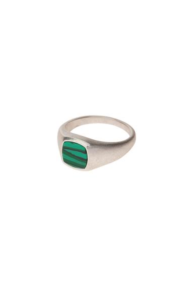 CONTRAST STONE RING - Silver by Zara
