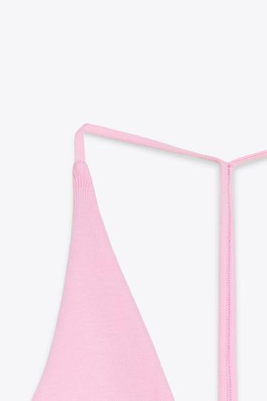 TOP HALTER BRIDE DOS - Rose de Zara - Image 6