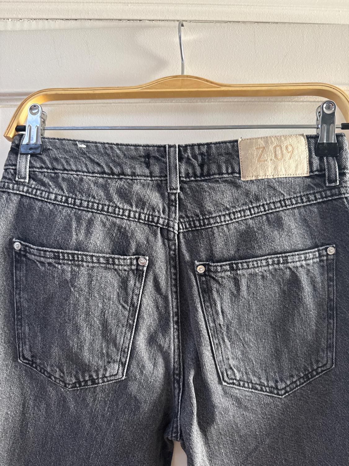 Z1975 STRAIGHT HIGH-WAIST CROSS-OVER WAIST JEANS - Image 5
