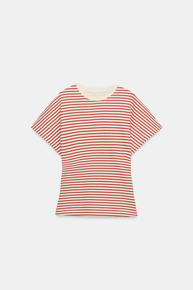 Playera de manga ancha a rayas 6
