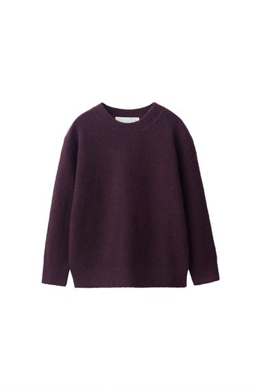 ОДНОТОННЫЙ СВИТЕР — ЛИЛОВЫЙ от Zara