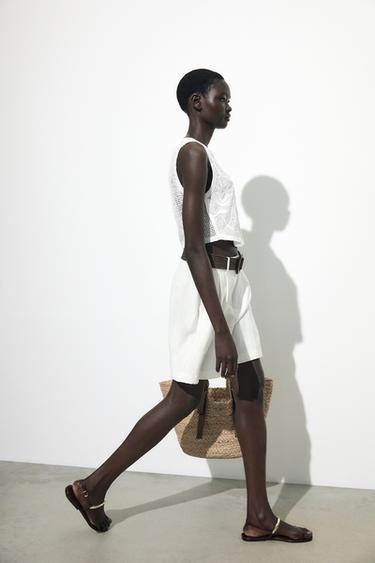 TOP BRODÉ - Blanc de Zara - Image 2