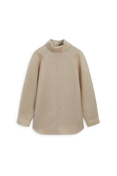 Voluminous wool-silk blend blouse - LIMITED EDITION — 773 2