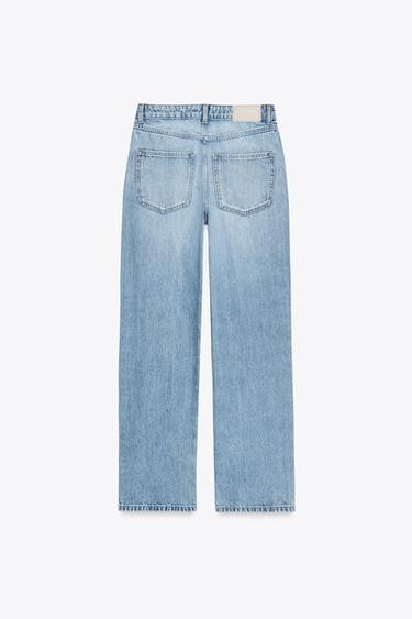 JEANS Z.03 REGULAR FIT HIGH-WAIST LONG LENGTH - Mid-blue by Zara - Image 1