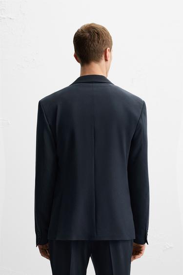 VESTE DE COSTUME CONFORT - Bleu marine de Zara - Image 2