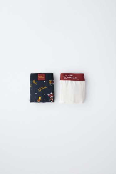 Zara AGES 6-14 / TWO-PACK OF THE SIMPSONS ™ MATT GROENING BOXERS - Navy blue - Image 0