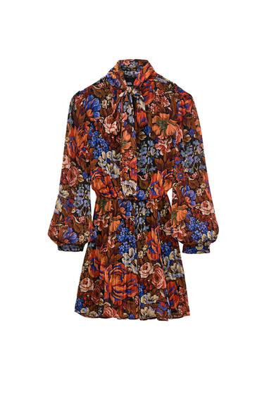 PRINTED MINI DRESS
