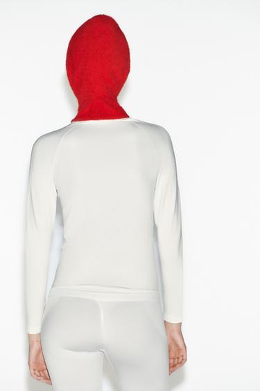 T-SHIRT THERMIQUE SANS COUTURE THERMOLITE® CORE COLLECTION SKI - Écru de Zara - Image 3