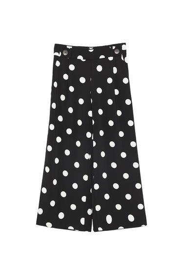 FLOWING CROPPED TROUSERS