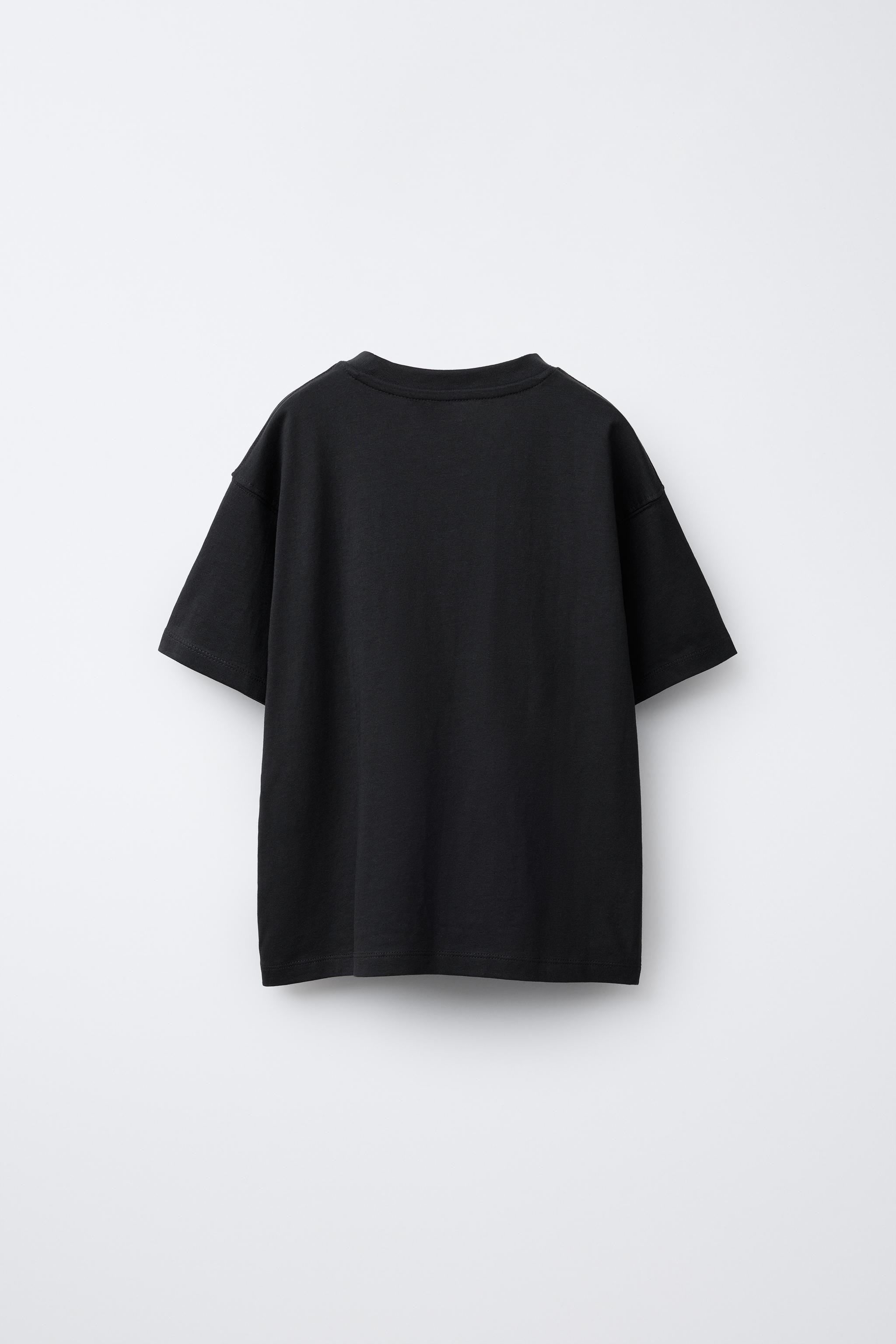 TEXT PRINT T-SHIRT - Oyster-white | ZARA United States