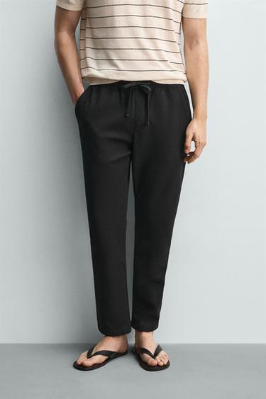 PANTALON STYLE JOGGING CONFORT - Noir de Zara