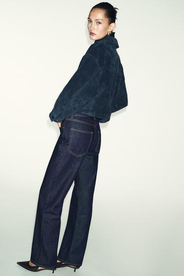 JEAN Z1975 DROIT TAILLE HAUTE LONGUEUR LONGUE - Bleu de Zara - Image 7