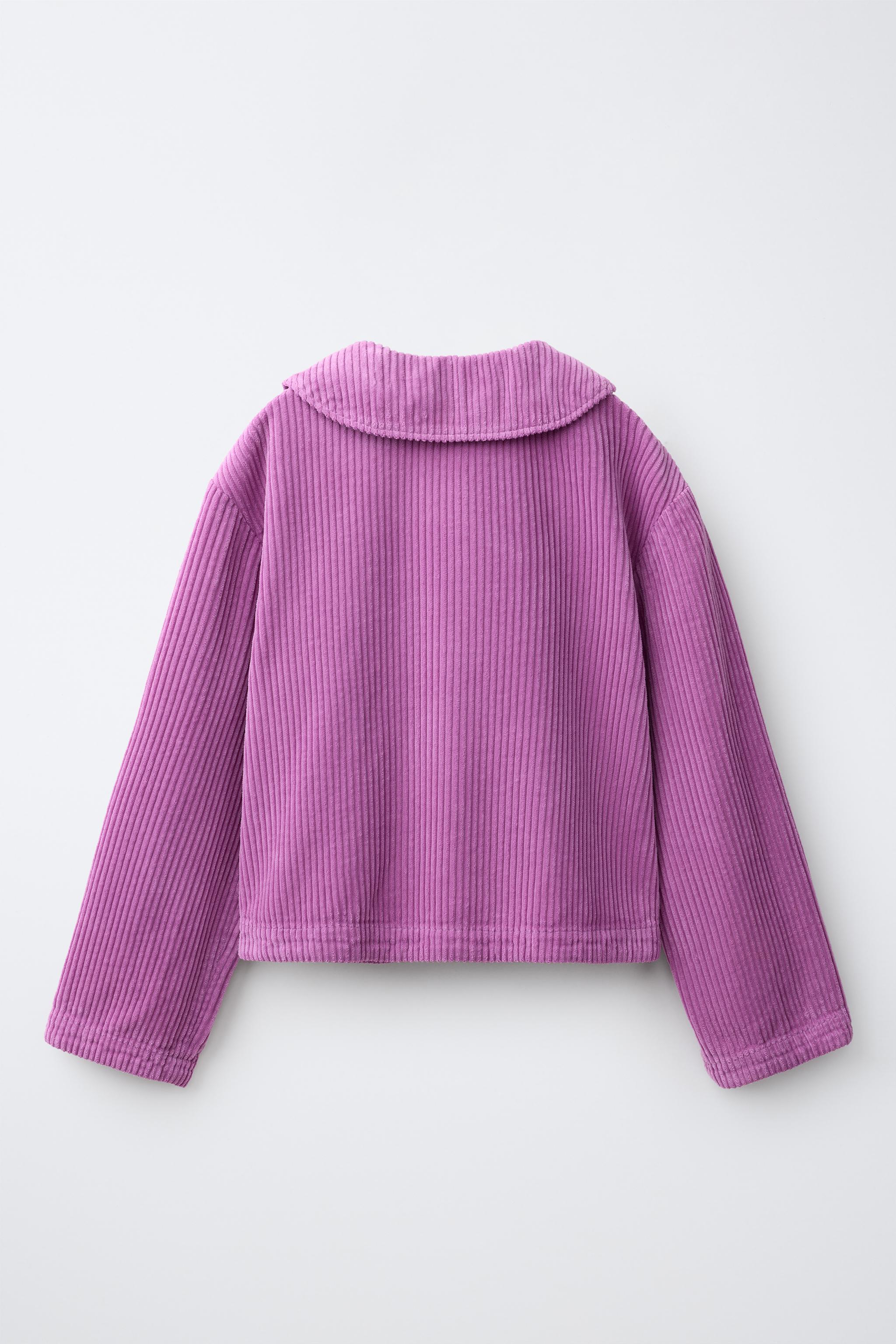SOLID CORDUROY OVERSHIRT - Fuchsia | ZARA United States