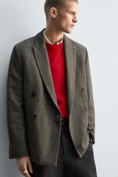 VESTE STRUCTURÉE ÉDITION LIMITÉE - Vert moyen de Zara - Image 4