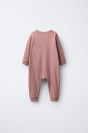PYJAMA COMBINAISON KIMONO - Rose de Zara - Image 1