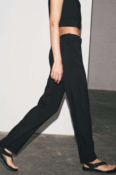 PANTALON DROIT ZW COLLECTION - Noir de Zara - Image 3