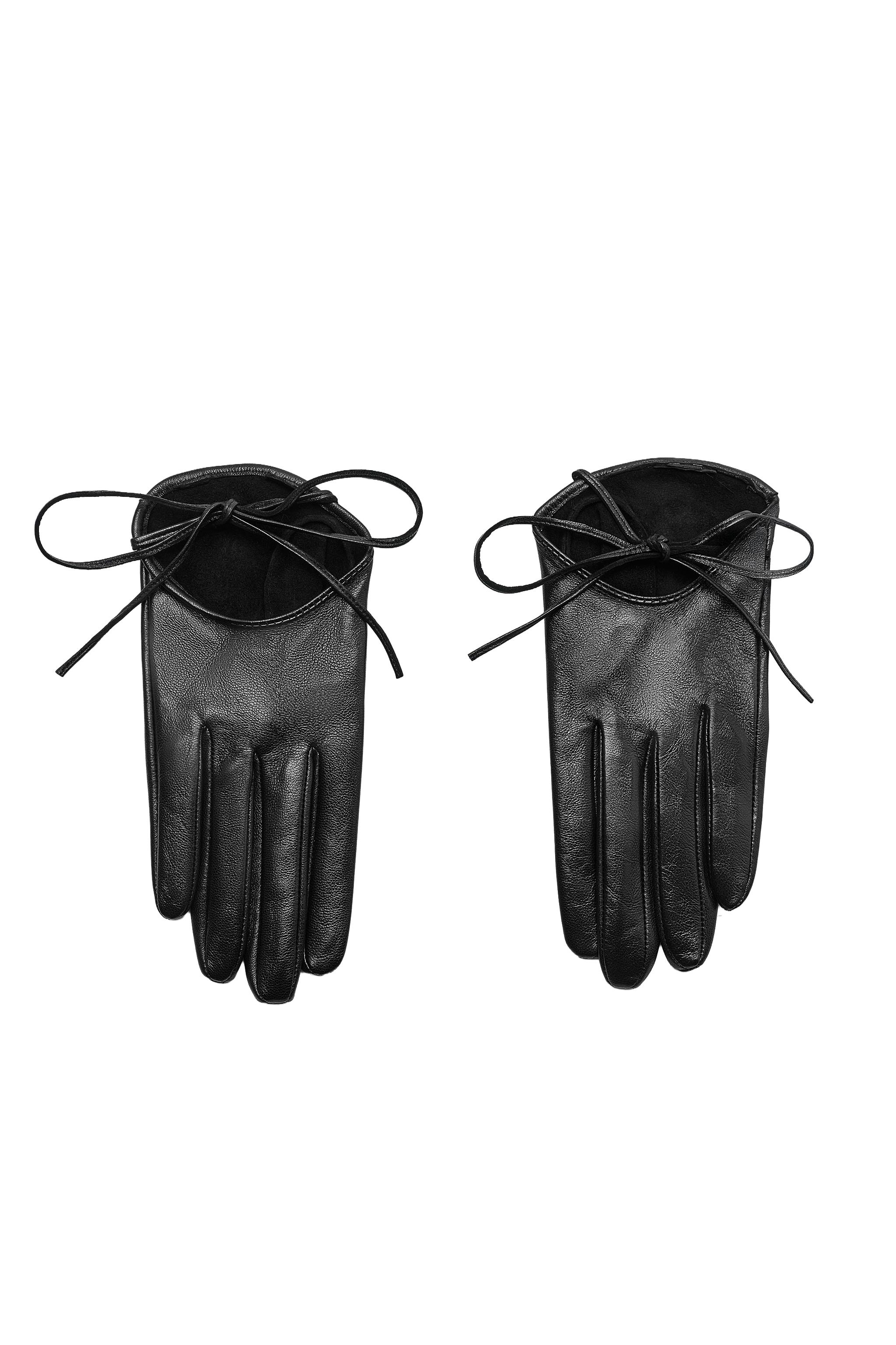 GUANTES CORTOS PIEL 100% LAZADA