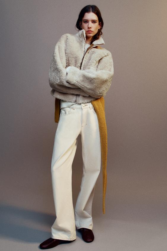 DOPPELSEITIGE JACKE MIT STEHKRAGEN - Hellbraun von Zara - Bild 0