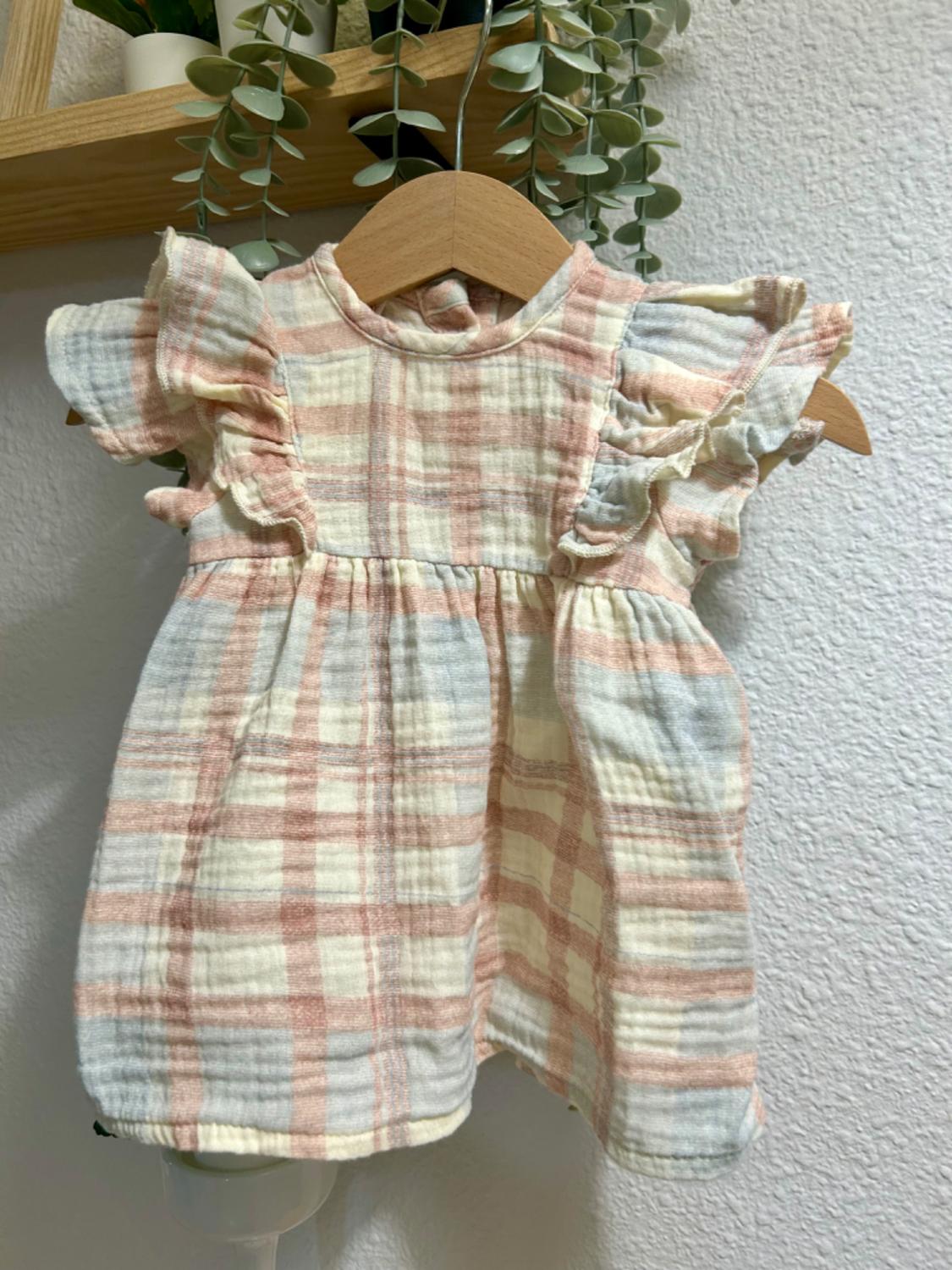 CHECK DRESS