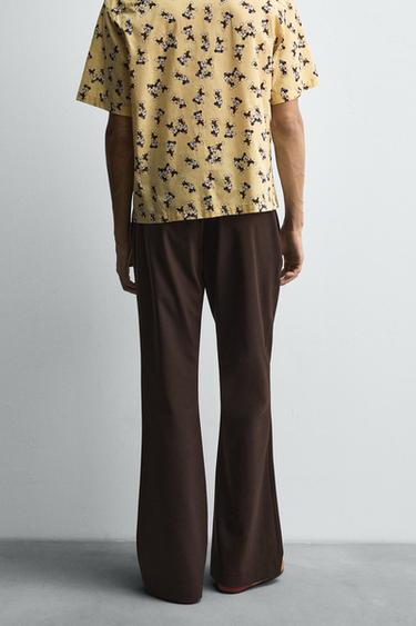 PANTALON COUPE ÉVASÉE HARRY LAMBERT FOR ZARA X DISNEY - Marron de Zara - Image 2