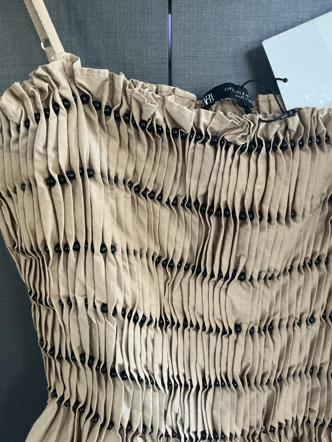 BEADED POPLIN TOP - Image 3